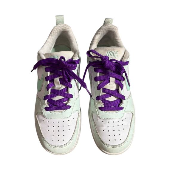 Nike Court Borough Low Recraft Youth Size US 3,5Y White/Mint FZ3539-100 - Picture 4 of 10
